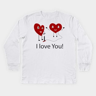 I love you Kids Long Sleeve T-Shirt